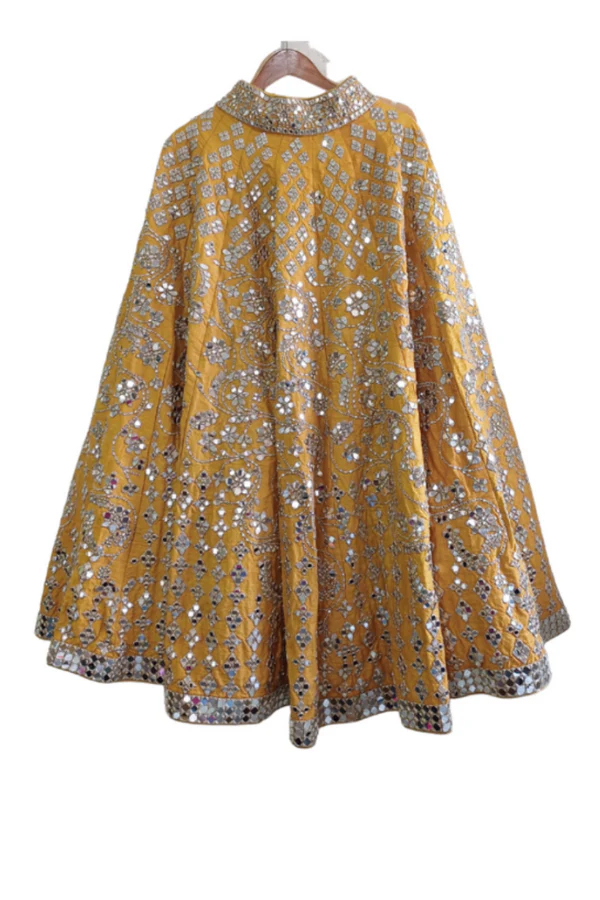 Abhinav Mishra Yellow skirt set - Image 5