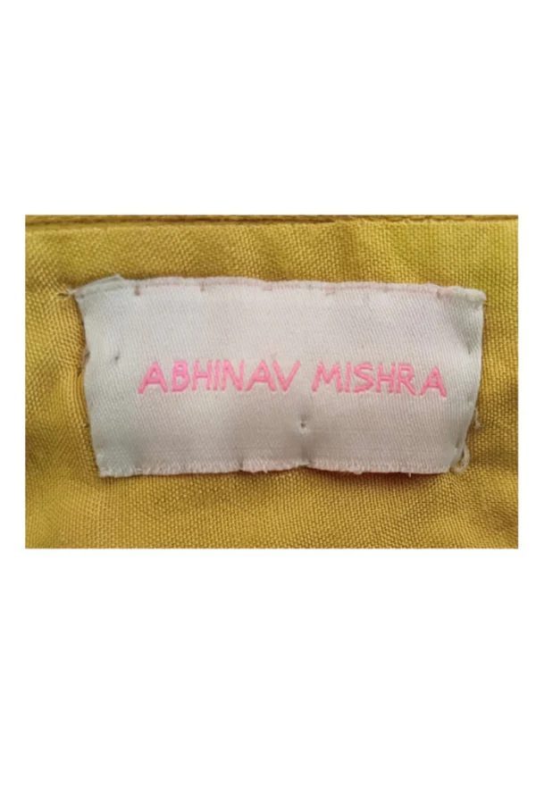 Abhinav Mishra Yellow skirt set - Image 7