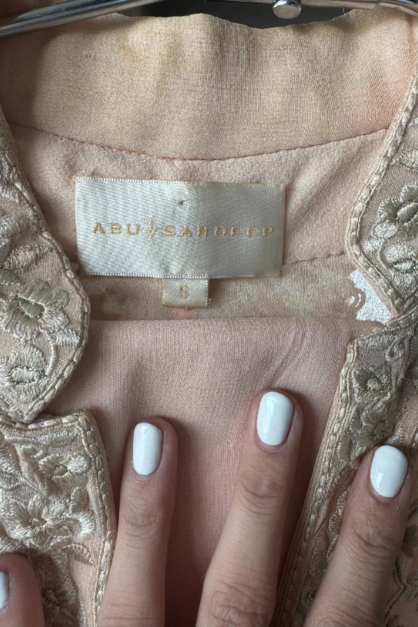 Abu jani Sandeep Khosla pink kurta set - Image 5