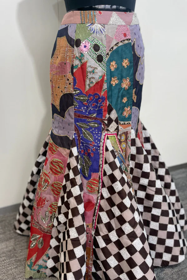 Aisha rao Checkered abstract print set - Image 6