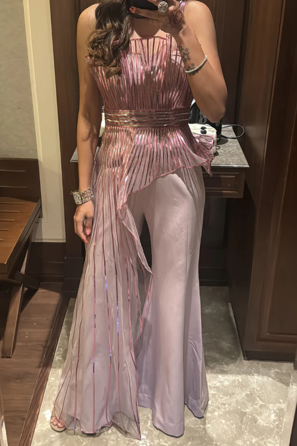 Amit Aggarwal lavender jumpsuit