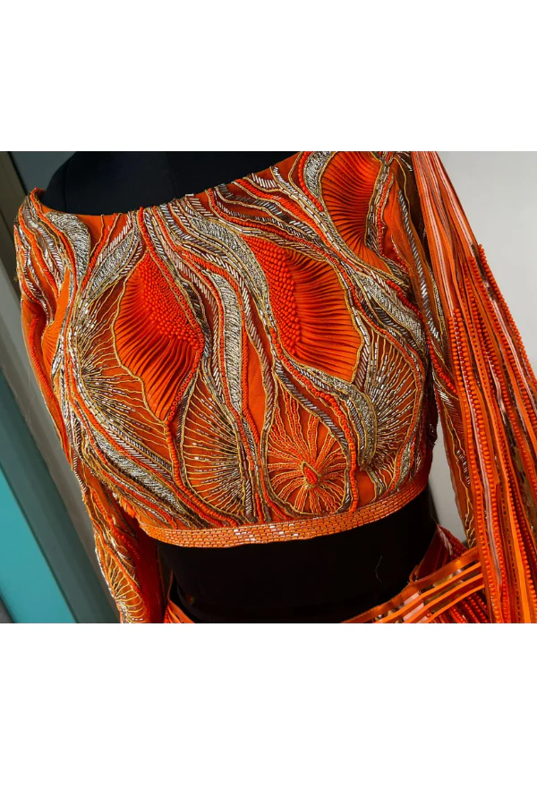 Amit Aggarwal Lehenga Set - Image 4