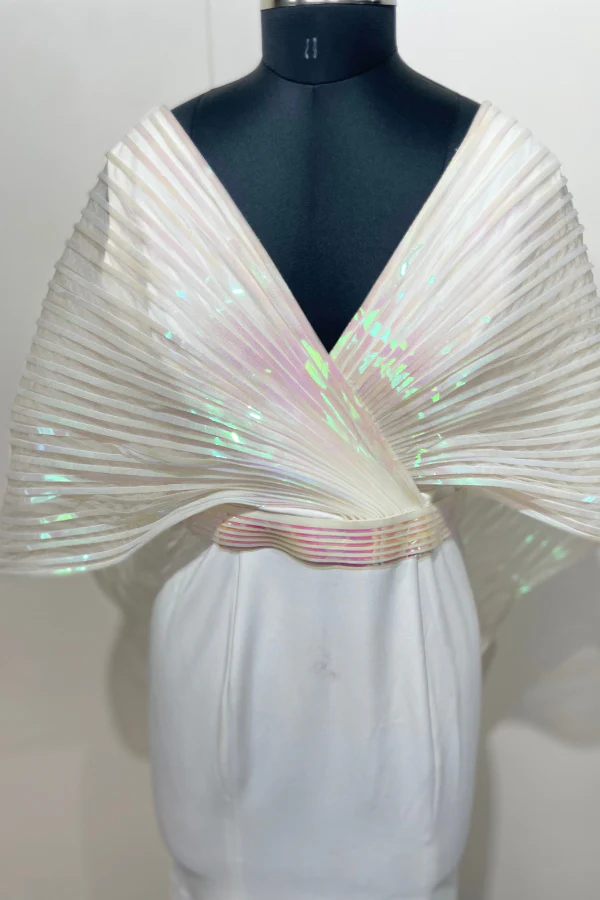 Amit Aggarwal metallic winged dress - Image 4