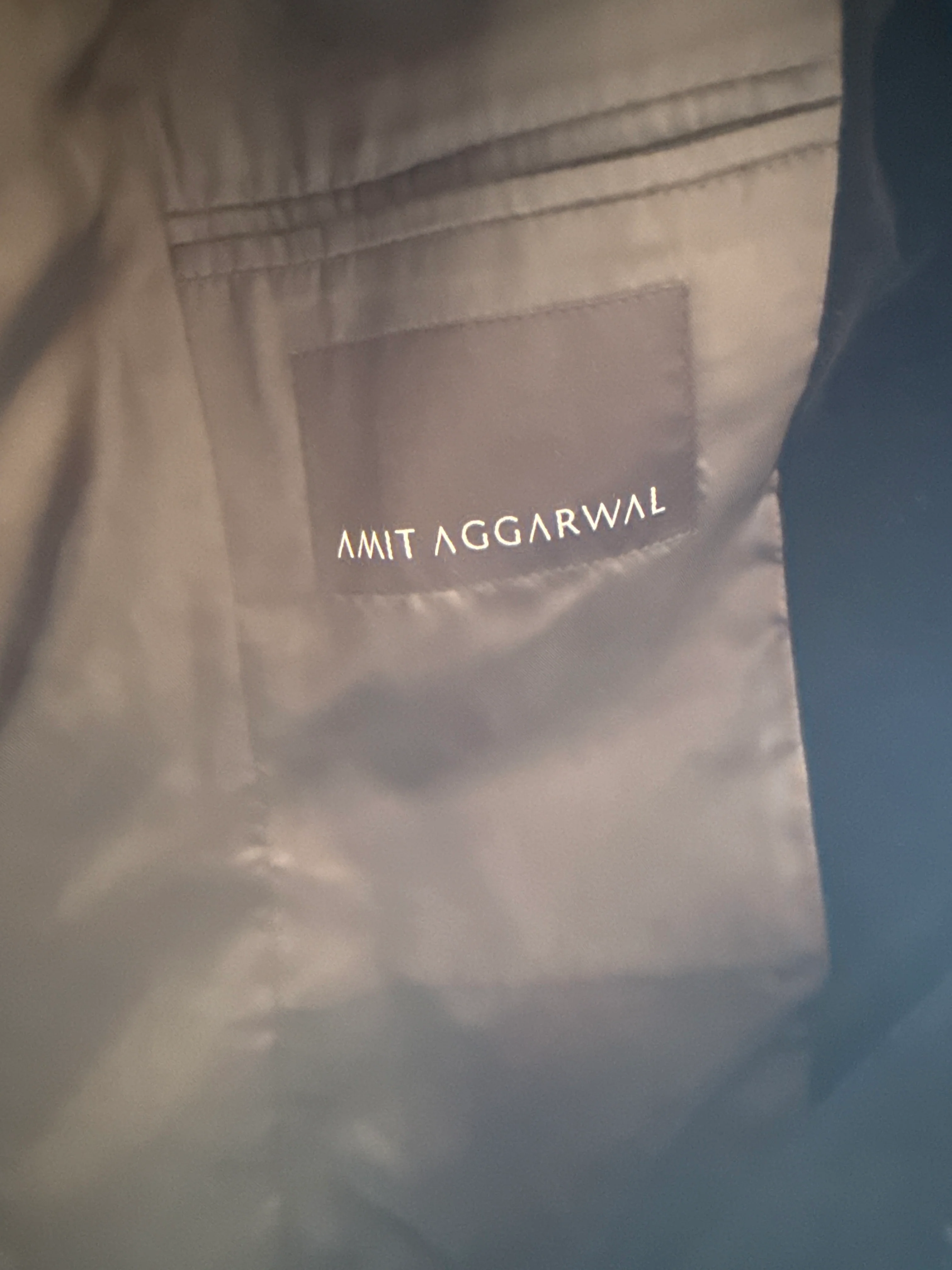 Amit Aggarwal Sculpted Velvet Embellished Jacket - Image 7