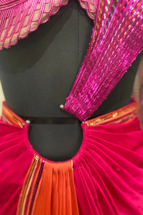 Amit Aggarwal STRUCTURED SAREE WITH METALLIC CORDED BLOUSE - Image 7