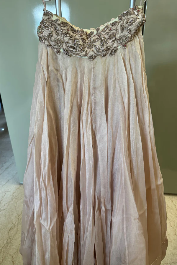 Anamika Khanna 3 piece cape lehenga set - Image 2