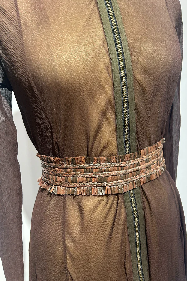 Anamika Khanna Brown Kurta - Image 4