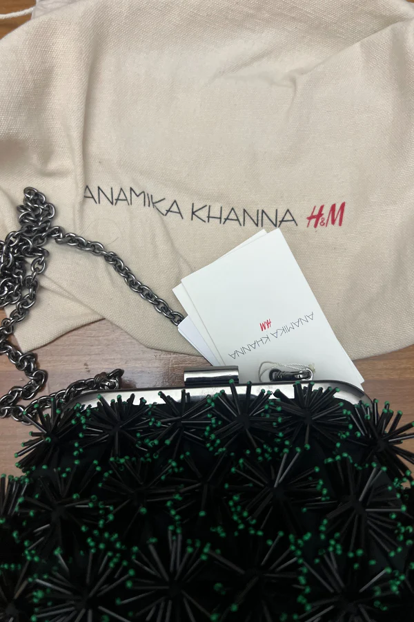 Anamika Khanna H&M Detachable-strap beaded clutch - Image 2
