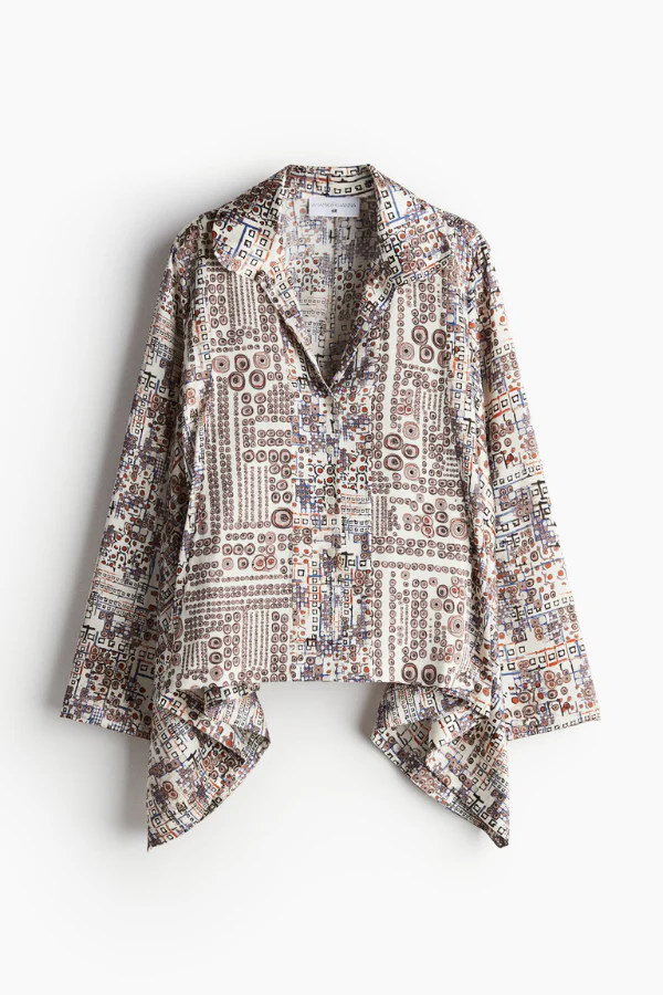 Anamika Khanna H&M Graphic-print silk pyjama set - Image 2