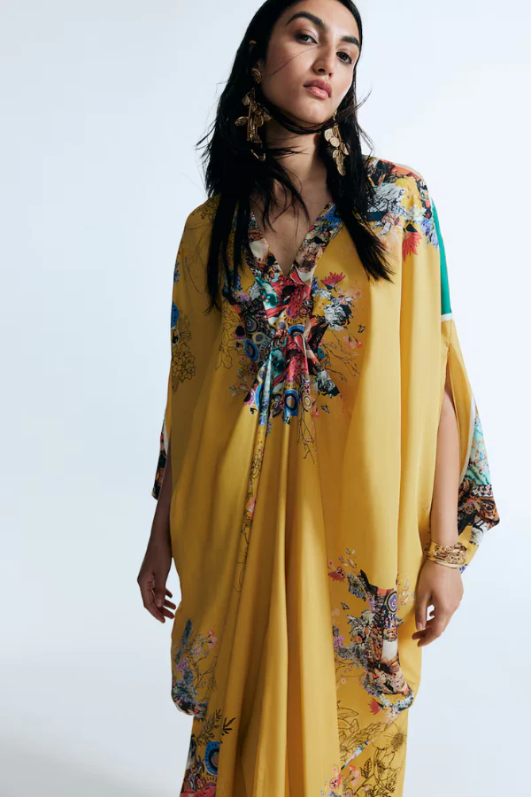 Anamika Khanna H&M yellow kaftan dress - Image 3