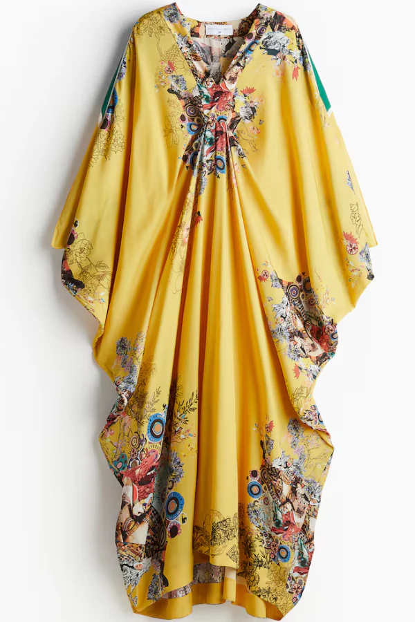 Anamika Khanna H&M yellow kaftan dress - Image 4