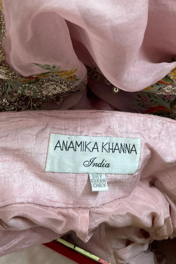 Anamika Khanna Pink embroidered lehenga - Image 6