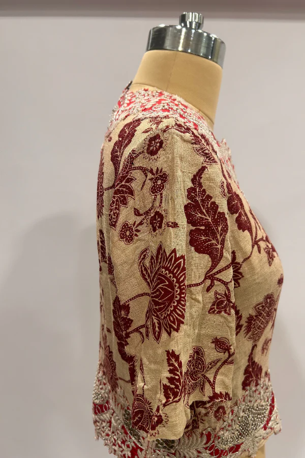 Anamika Khanna Printed Top - Image 3