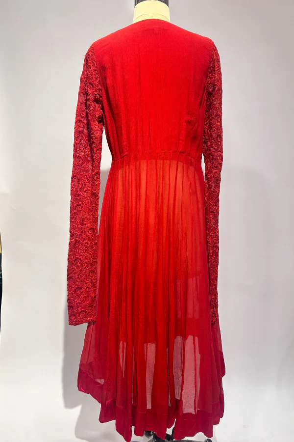 Anamika Khanna Red Anarkali - Image 2