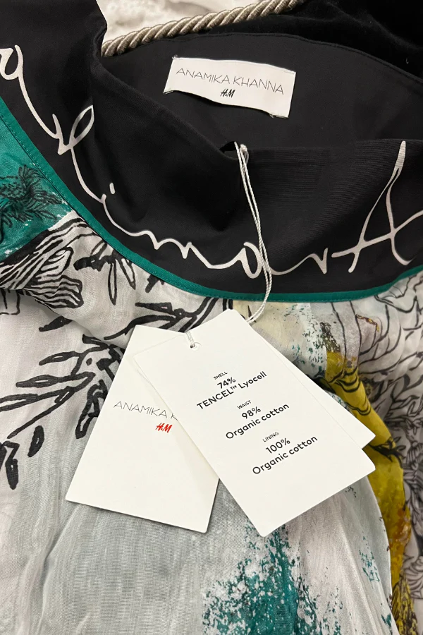 Anamika Khanna x H&M Silk-blend floral-motif skirt - Image 5