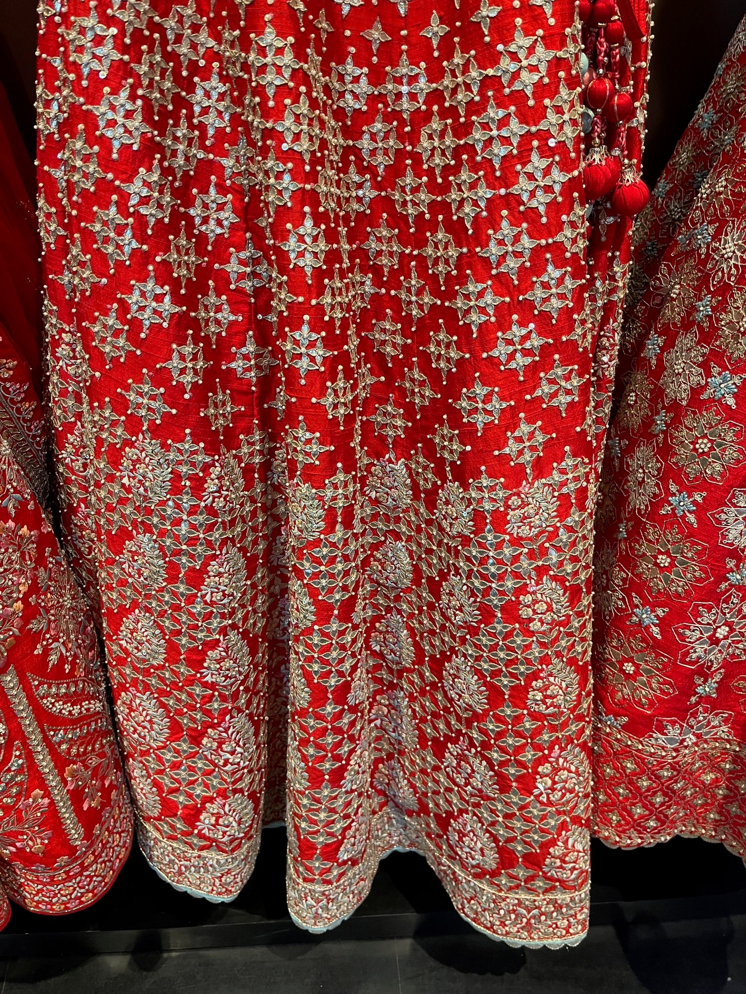 Anita Dongre Red Lehenga Set - Image 11