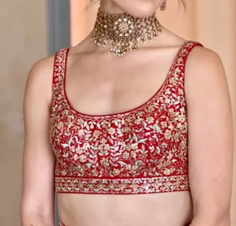 Anita Dongre Red Lehenga Set - Image 6