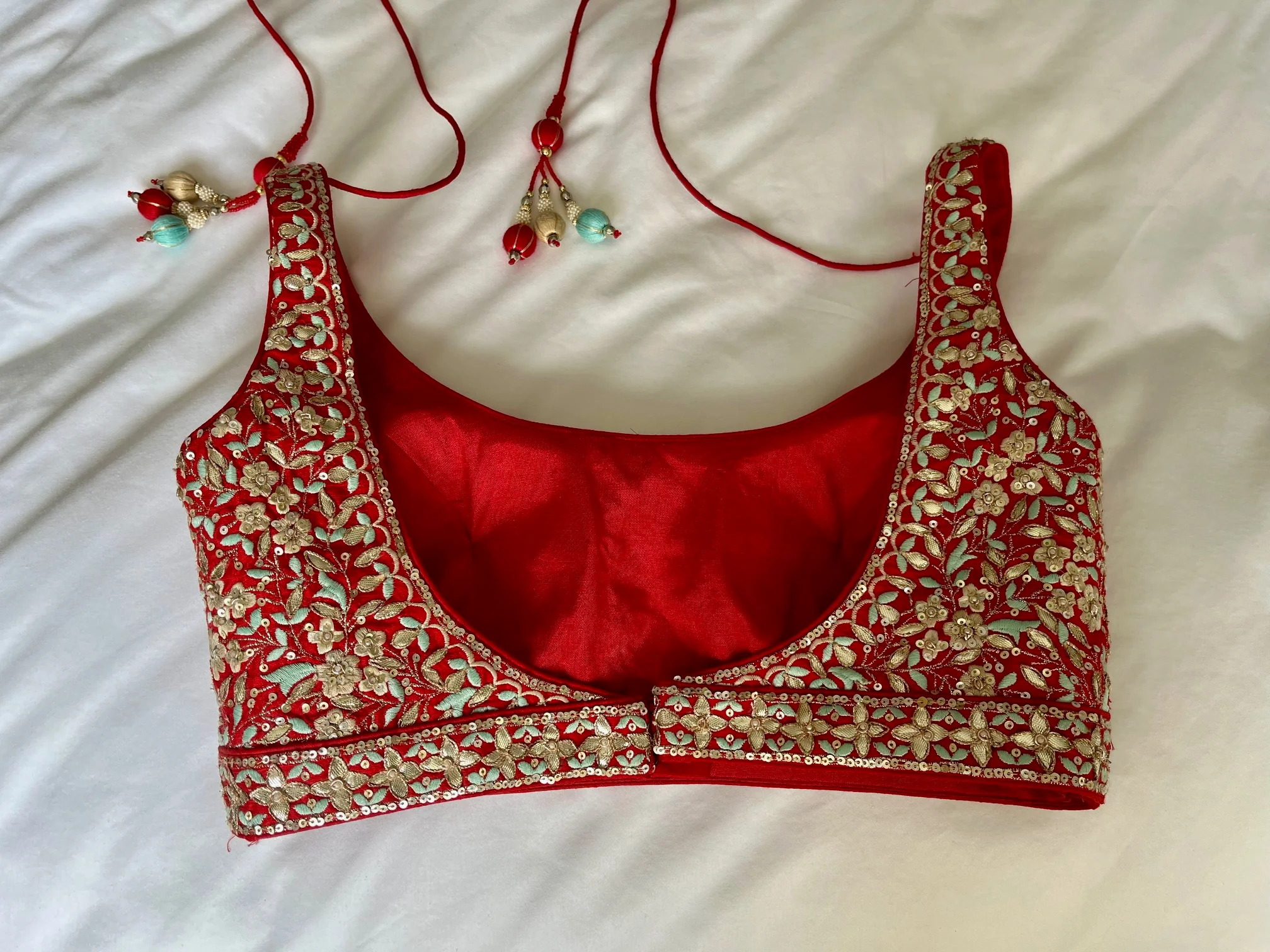 Anita Dongre Red Lehenga Set - Image 7