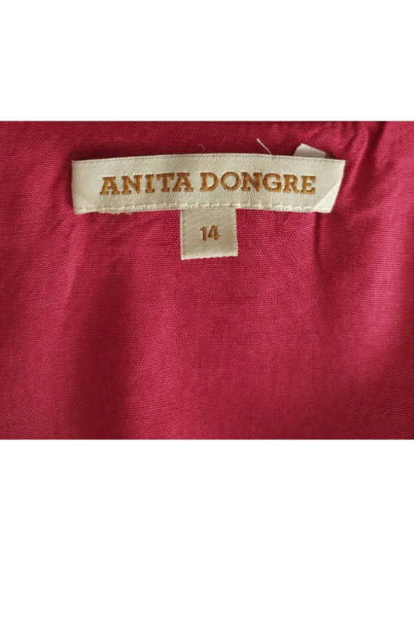 Anita Dongre Red Printed Kurta - Image 4