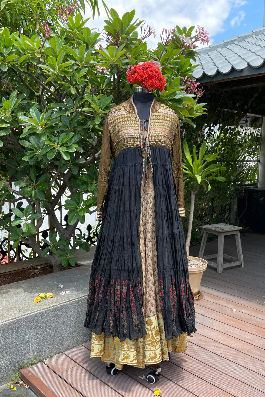 Anju Modi anarkali with jacket