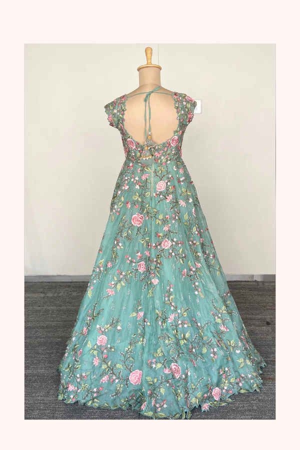 Anushree Reddy Embroidered Gown - Image 2