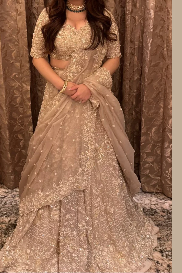 Anushree Reddy Embroidered Lehenga Set - Image 5