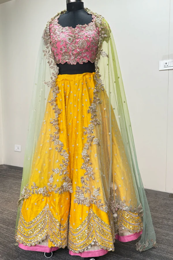 Anushree Reddy Embroidered Lehenga Set - Image 3