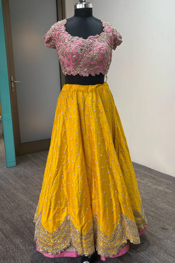 Anushree Reddy Embroidered Lehenga Set - Image 4