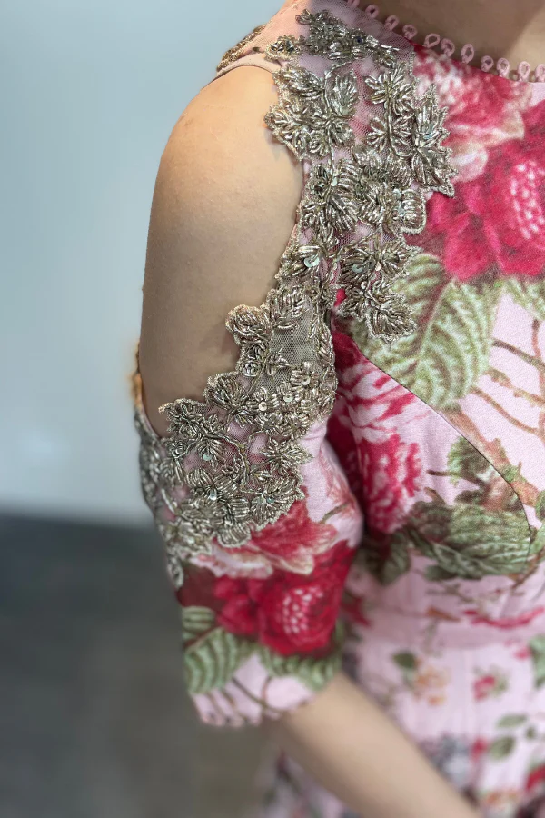 Anushree reddy floral anarkali - Image 4
