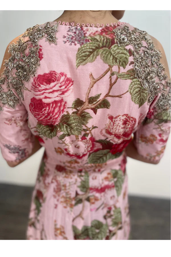 Anushree reddy floral anarkali - Image 5