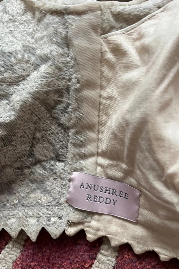 Anushree Reddy Ivory embroidered lehenga - Image 5