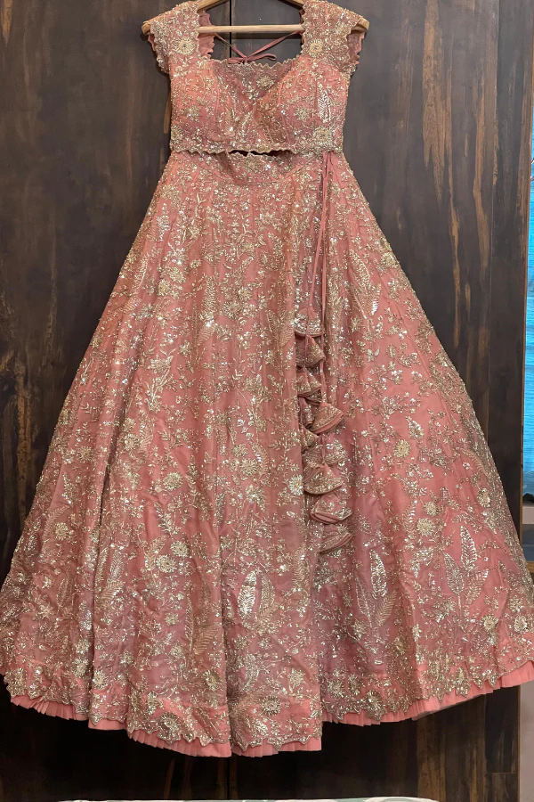 Anushree Reddy Pink embroidered lehenga - Image 2