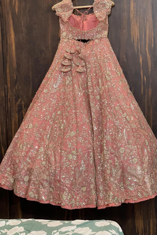 Anushree Reddy Pink embroidered lehenga - Image 3