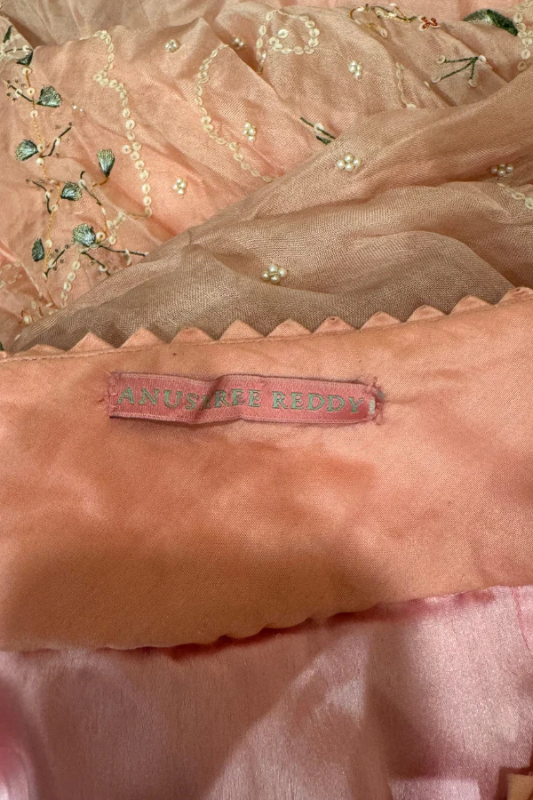 Anushree Reddy pink embroidered lehenga set - Image 7