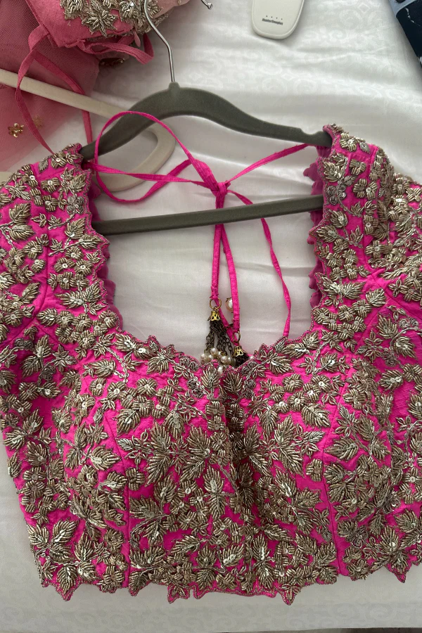 Anushree reddy pink lehenga set - Image 3