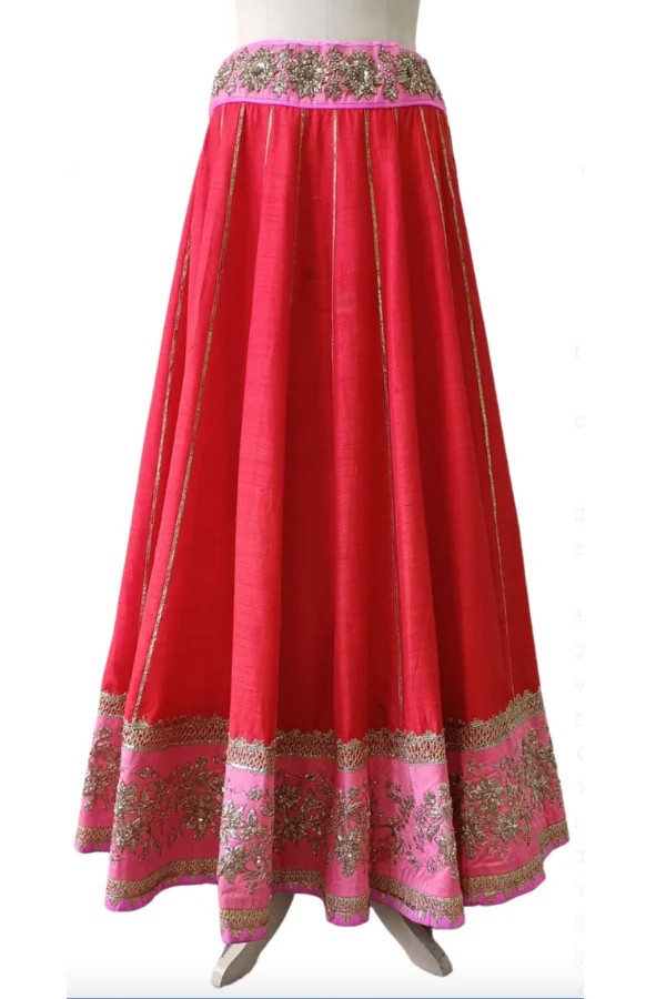 Anushree reddy red lehenga set - Image 3