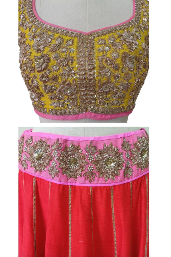 Anushree reddy red lehenga set - Image 4