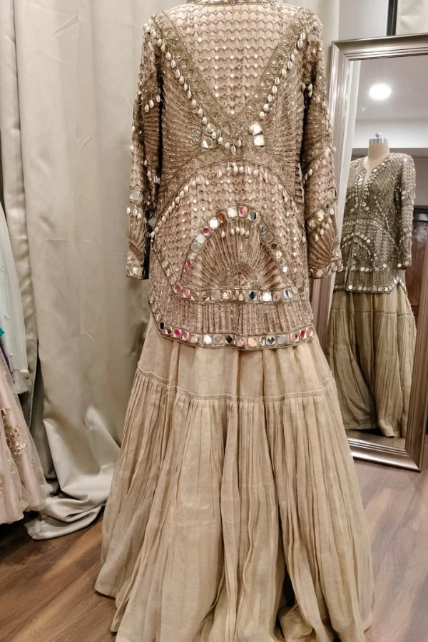 Arpita Mehta Jacket & Skirt Set - Image 4
