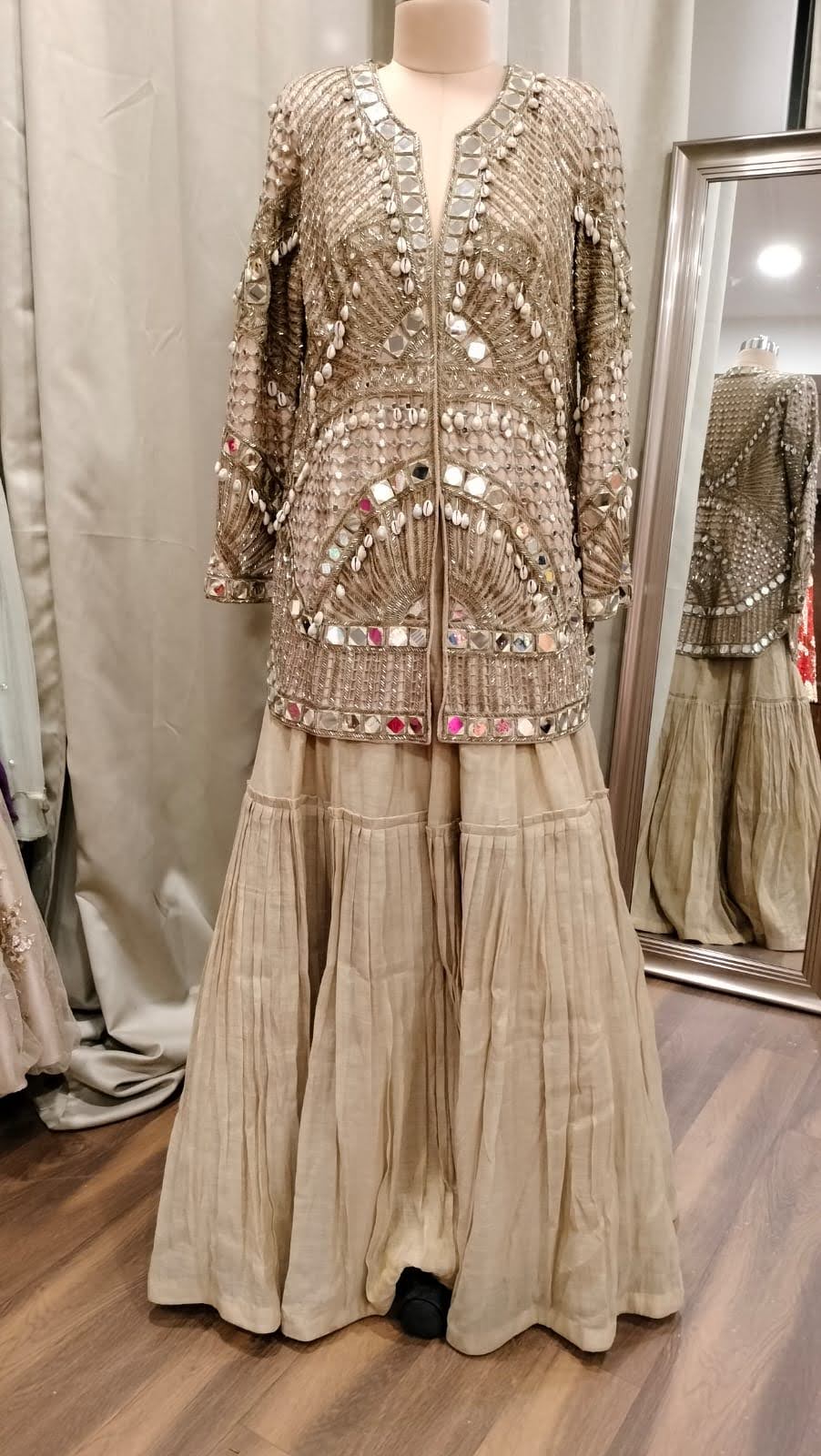 Arpita Mehta Jacket & Skirt Set - Image 7