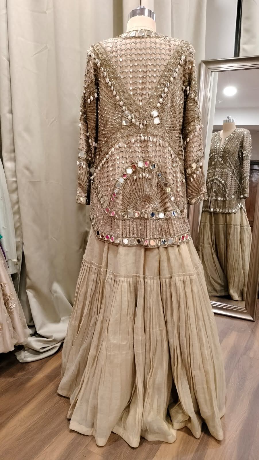 Arpita Mehta Jacket & Skirt Set - Image 8