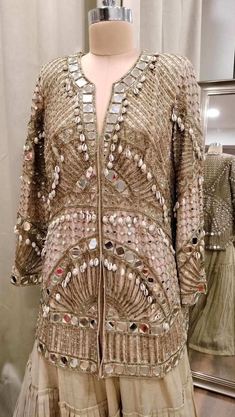 Arpita Mehta Jacket & Skirt Set - Image 9