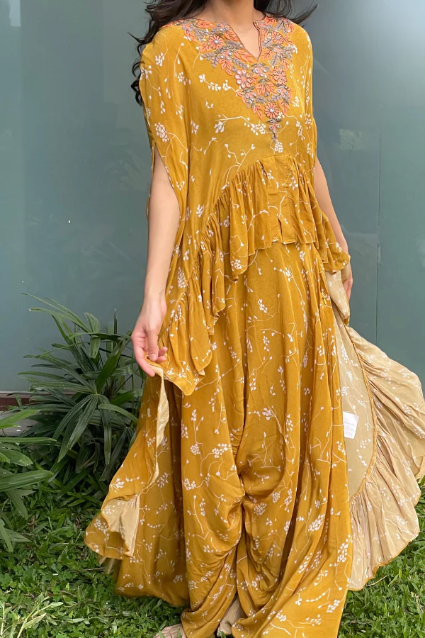 Arpita Mehta printed cape set
