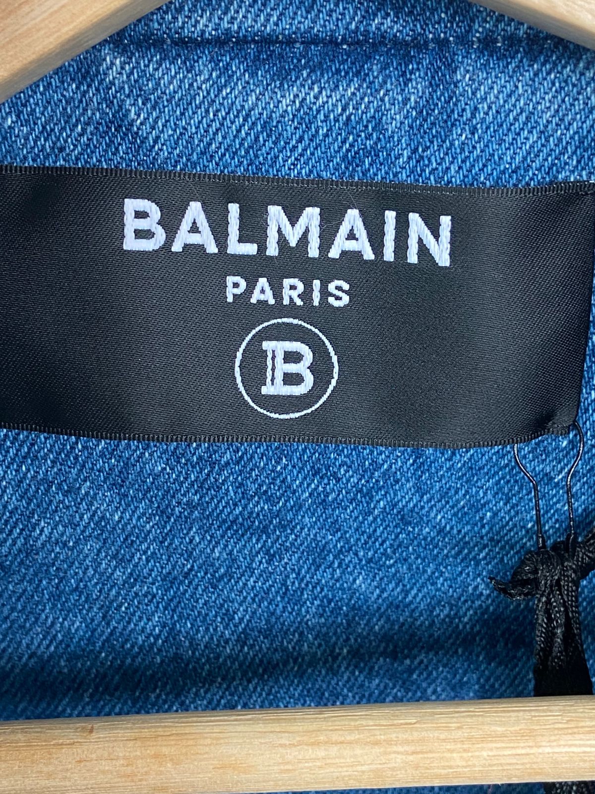 Balmain 6 Button Denim Blazer - Image 8