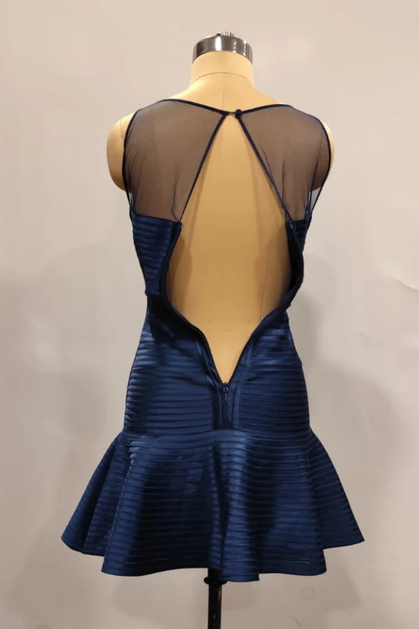 BCBG maxazria Blue Dress - Image 3