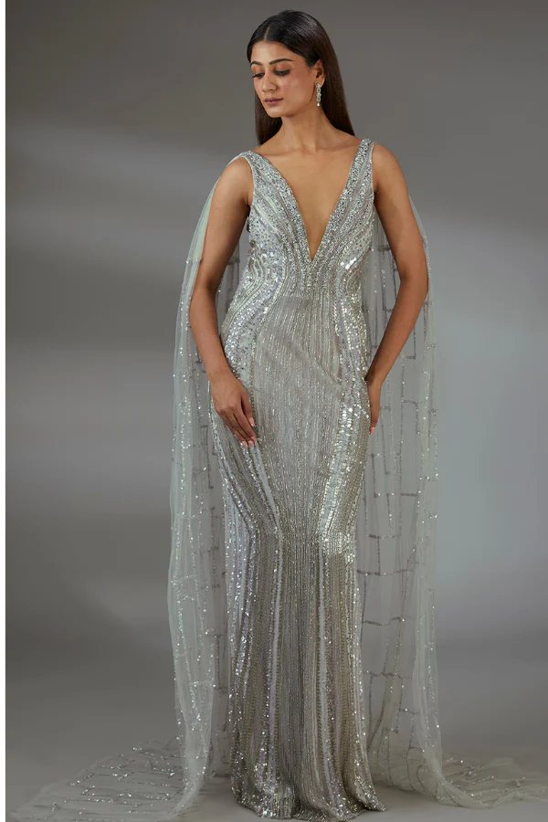 Bhawna Rao Silver gown