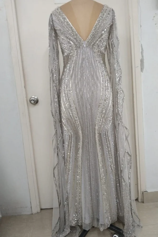 Bhawna Rao Silver gown - Image 4