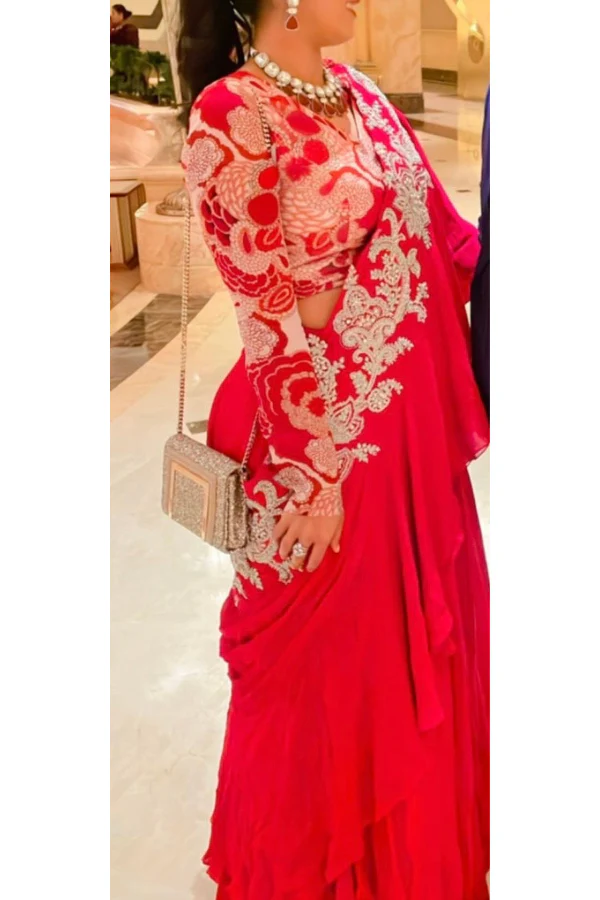 Bhumika Sharma Drape Saree - Image 2