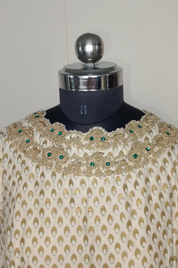 Bhumika Sharma Ivory Dress - Image 4