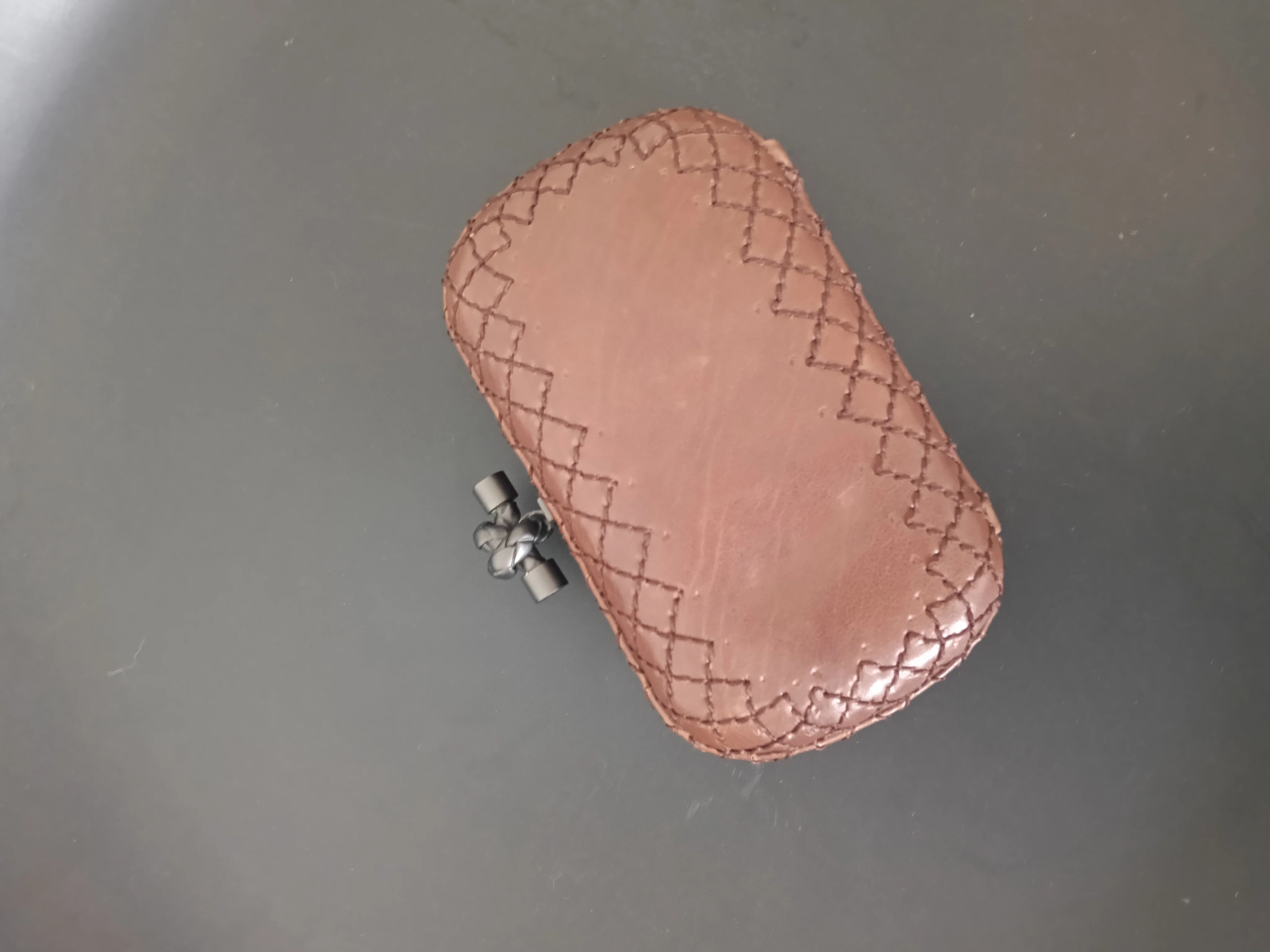 Bottega Veneta Intrecciato Knot Clutch - Image 4