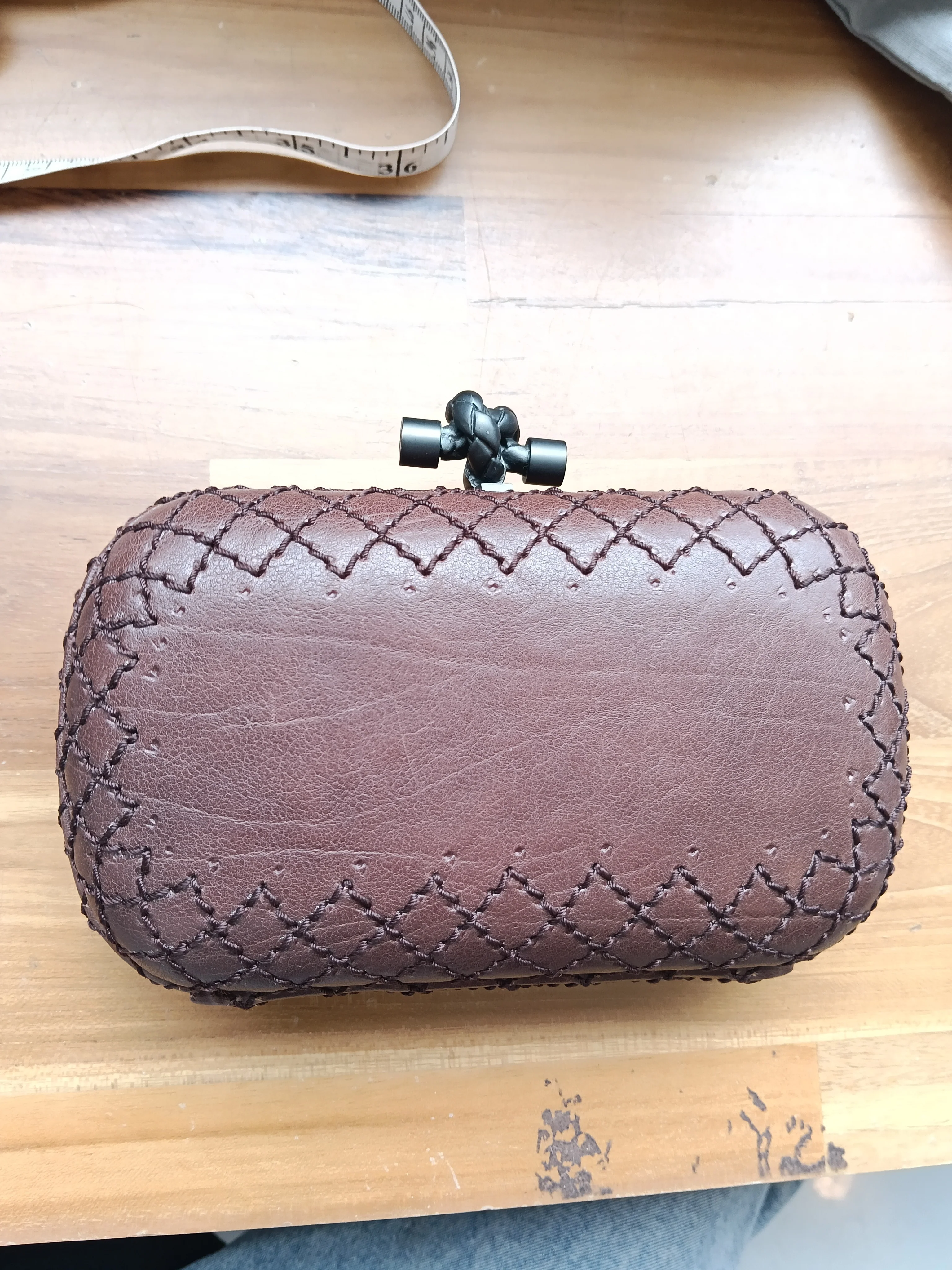 Bottega Veneta Intrecciato Knot Clutch - Image 5